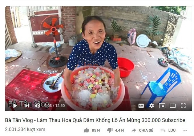 Vì sao mà Bà Tân Vlogs lại hot đến như thế, clip nào cũng triệu view? 2