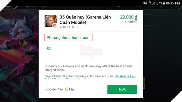 Hướng dẫn chi tiết cách nạp tiền Liên Quân mobile giá rẻ đơn giản và an toàn 16