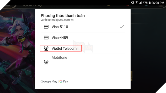 Hướng dẫn chi tiết cách nạp tiền Liên Quân mobile giá rẻ đơn giản và an toàn 17