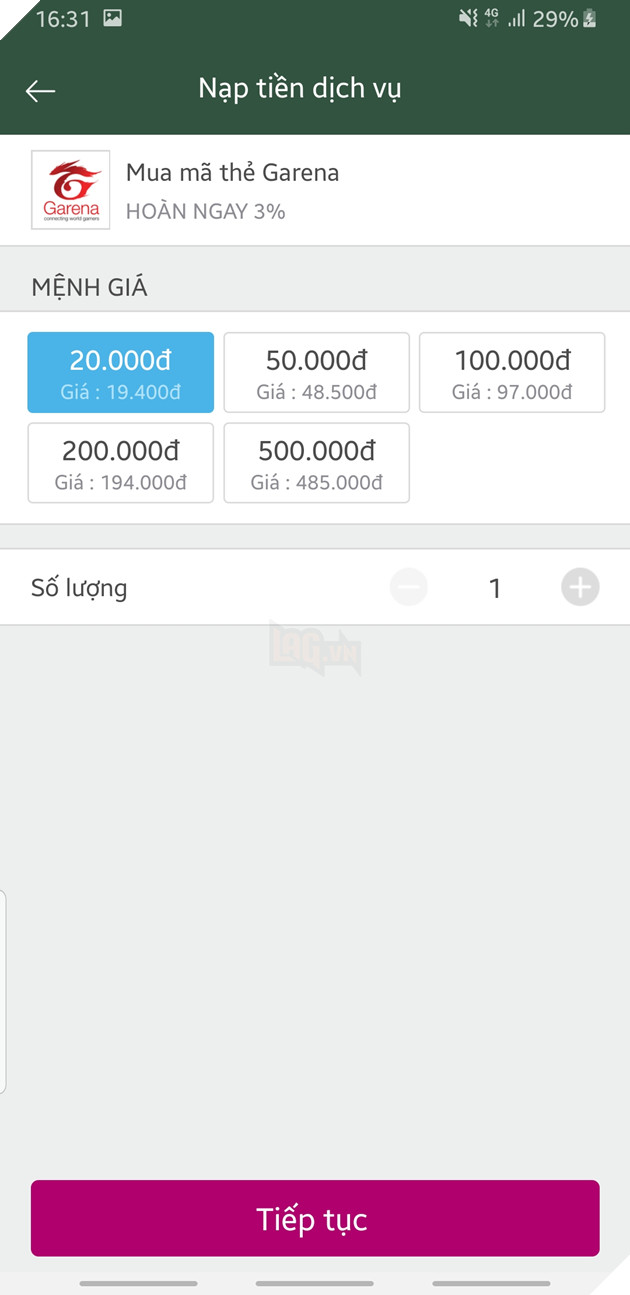 Hướng dẫn chi tiết cách nạp tiền Liên Quân mobile giá rẻ đơn giản và an toàn 2