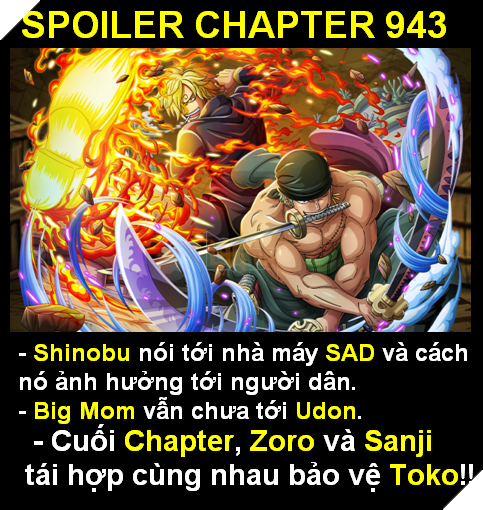 Spoiler One Piece Chap 943 Sự Xuất Hiện Của Nha May Sad Va ảnh Hưởng Của No Tới Toan Wano