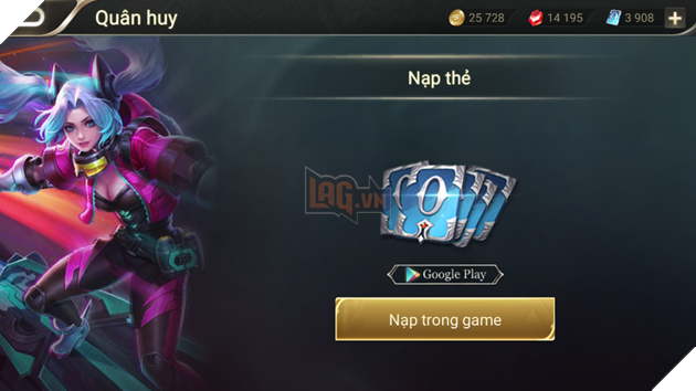 Hướng dẫn chi tiết cách nạp tiền Liên Quân mobile giá rẻ đơn giản và an toàn 13