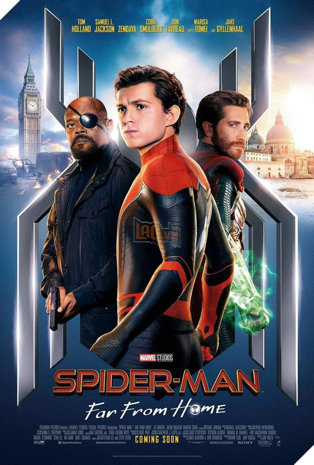 Spider - Man: Far From Home - Sony tung Poster mới với ngoại hình hoàn toàn mới cho Mysterio và Nick Fury