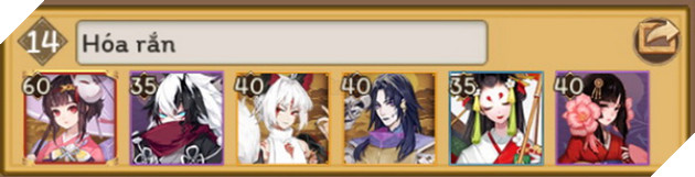 Âm Dương Sư: Hướng dẫn đội hình PvP với Bát Kỳ Đại Xà cực bá đạo rank cao 5