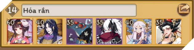 Âm Dương Sư: Hướng dẫn đội hình PvP với Bát Kỳ Đại Xà cực bá đạo rank cao 4