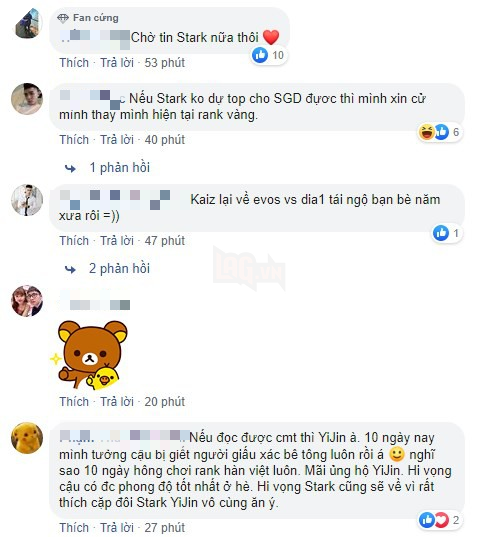 LMHT: YiJin gia nhập SGD, người hâm mộ vẫn gọi tên Stark Đại Đế 3