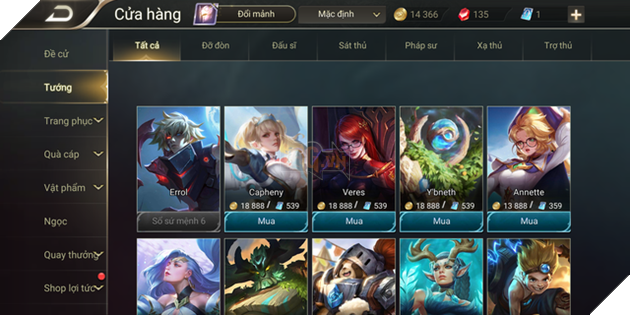 Liên Quân Mobile bán gói full tướng, dấu hiệu của đợt vét cuối cùng của Garena? 3