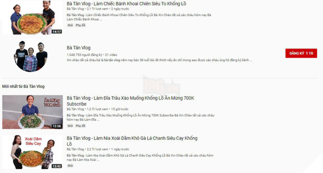 Ăn theo cơn sốt Bà Tân, giờ đây Youtube ngập tràn các cụ bà nông dân làm Vlog - Ảnh 1.