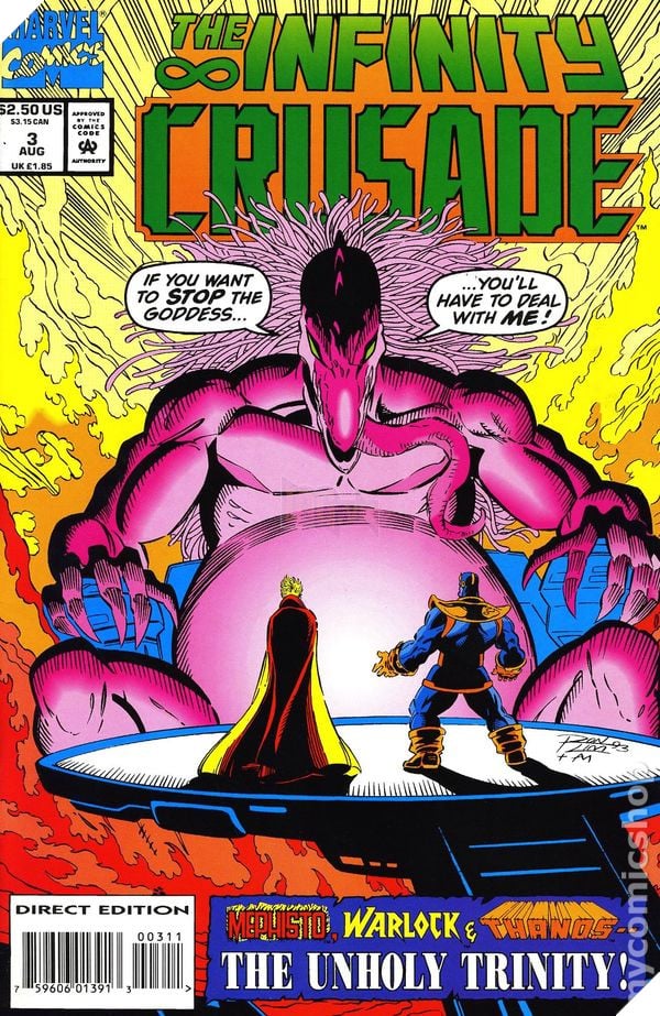Image result for 1993 Infinity Crusade