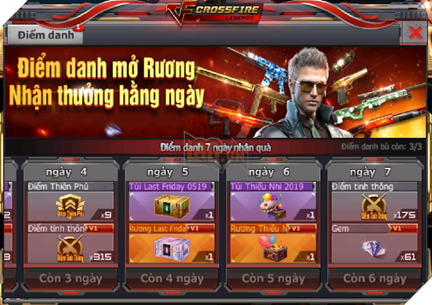 CrossFire Legends: Điểm danh nhận hòm đón chào Quốc Tế Thiếu Nhi cùng vô vàn GEM  2