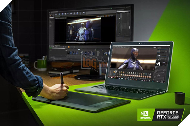 Nvidia công bố dòng laptop Studio, cạnh tranh trực tiếp với Macbook Pro 15 inch