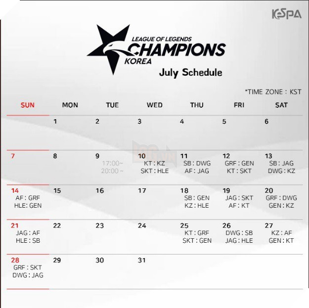 LMHT: Hé lộ lịch thi đấu chính thức của LCK Mùa Hè 2019, SKT và Griffin vẫn là tâm điểm 4