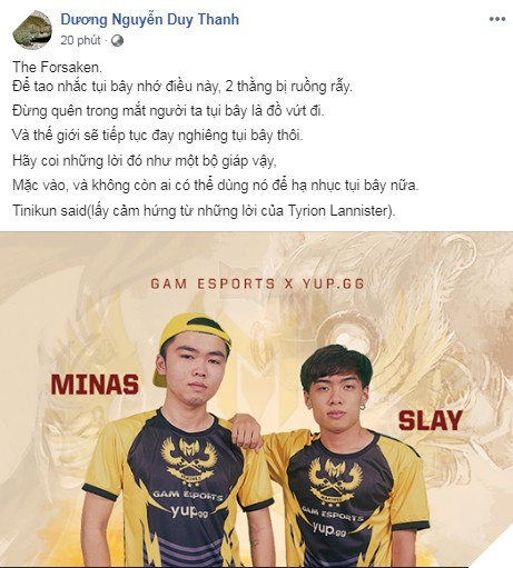 LMHT: Cặp đôi Minas - Slay CHÍNH THỨC gia nhập GAM Esports - Ảnh 4.