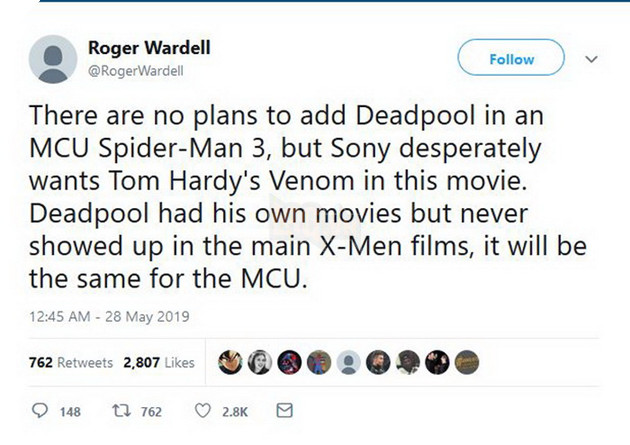 Nguồn leak Avengers Endgame đã xác nhận Deadpool sẽ không có mặt trong vũ trụ Marvel 3