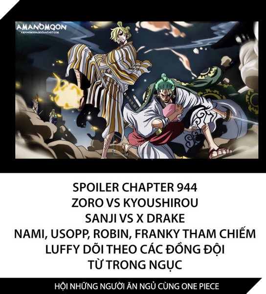 Spoilers One Piece Chap 944 chính thức: Cả đoàn Mũ Rơm đại chiến quân Orochi 2