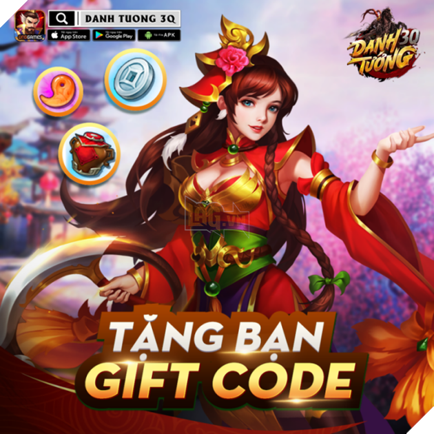 Danh Tướng 3Q - Tưng bừng ra mắt tặng hơn 200 Giftcode cho game thủ xưng bá giang hồ 2