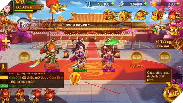 Danh Tướng 3Q - Tưng bừng ra mắt tặng hơn 200 Giftcode cho game thủ xưng bá giang hồ 5