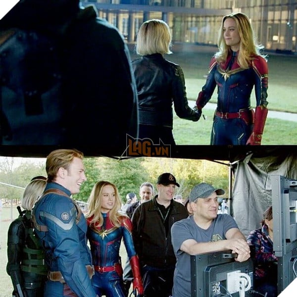 Cảnh hậu trường của Avengers Endgame để lộ hình ảnh Captain Marvel xuất hiện tại Vormir - Vị trí cất Soul Stone 5