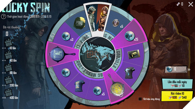 PUBG Mobile: Ra mắt trang phục mới được lấy ý tưởng từ Chúa tể Godzilla  8