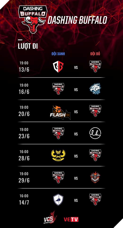 LMHT - Lịch thi đấu chính thức VCS 2019 QTV Gaming đối đầu với Dashing Buffalo ngay ngày đầu tiên 8