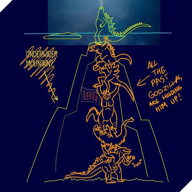 Làm sao mà Godzilla cao 120 mét lại có thể nổi giữa đại dương sâu cả nghìn mét như thế? 11