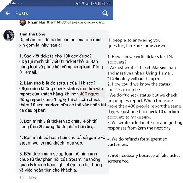 Hơn 10.000 tài khoản Steam tại Việt Nam bất ngờ bay màu với drama shop nghi vấn lừa đảo 5
