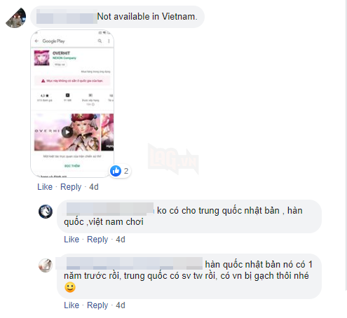 Overhit mở phiên bản quốc tế nhưng lại cấm Việt Nam vào chơi 4