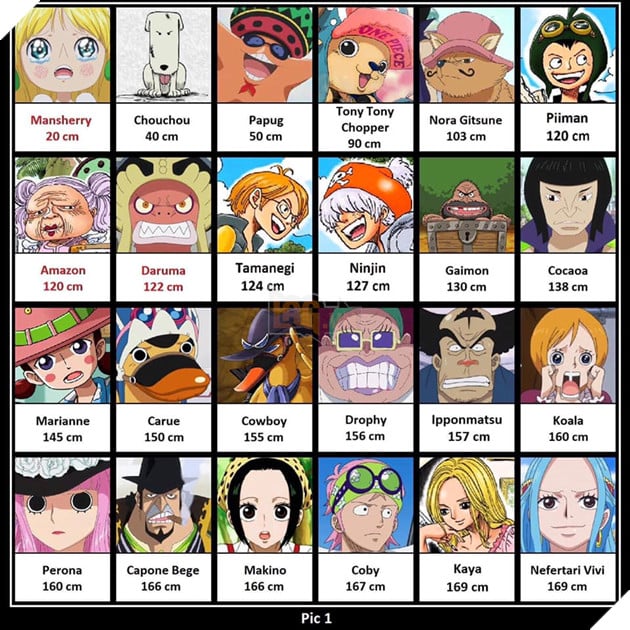 One Piece: Xếp hạng sức mạnh những nhân vật trong băng Mũ Rơm
