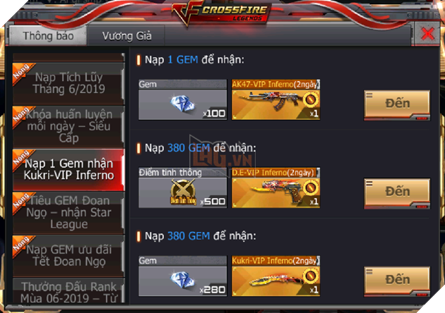 CrossFire Legends: Ưu đãi cực khủng nạp 1 được 3 nhân dịp Tết Đoan Ngọ 2