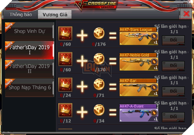 CrossFire Legends: Ưu đãi cực khủng nạp 1 được 3 nhân dịp Tết Đoan Ngọ 6