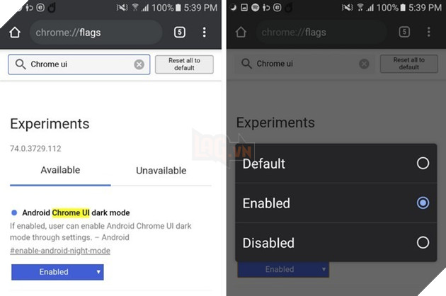 Mẹo bật Dark mode cho Chrome trên Android 3