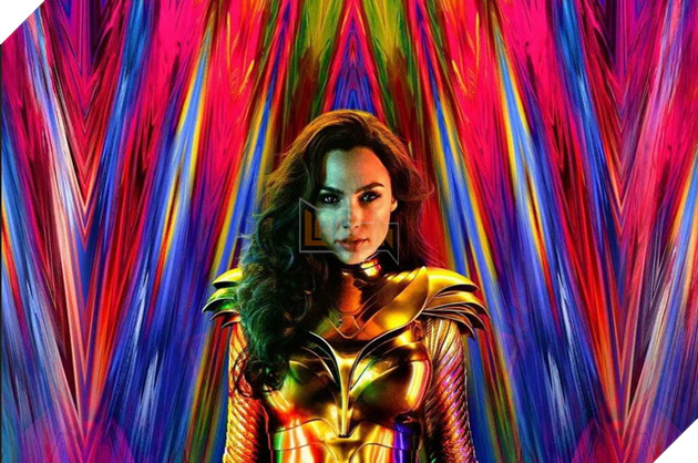 Wonder Woman với full Giáp Hoàng Kim trên poster phim Wonder Woman 84 mới nhất