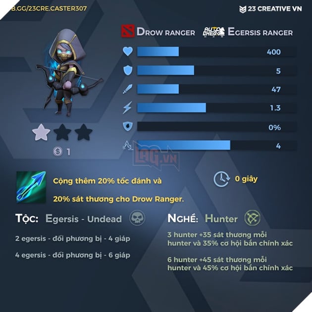 Auto Chess Mobile - Tổng hợp toàn bộ chỉ số, tộc, hệ của các quân cờ trong game 36