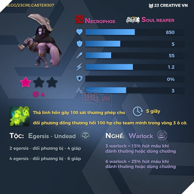 Auto Chess Mobile - Tổng hợp cách sử dụng kỹ năng của các tướng 4 vàng trong game 8