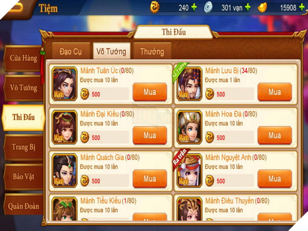 Danh Tướng 3Q VNG: Hướng dẫn chi tiết cách kiếm tướng cam đơn giản nhất 3