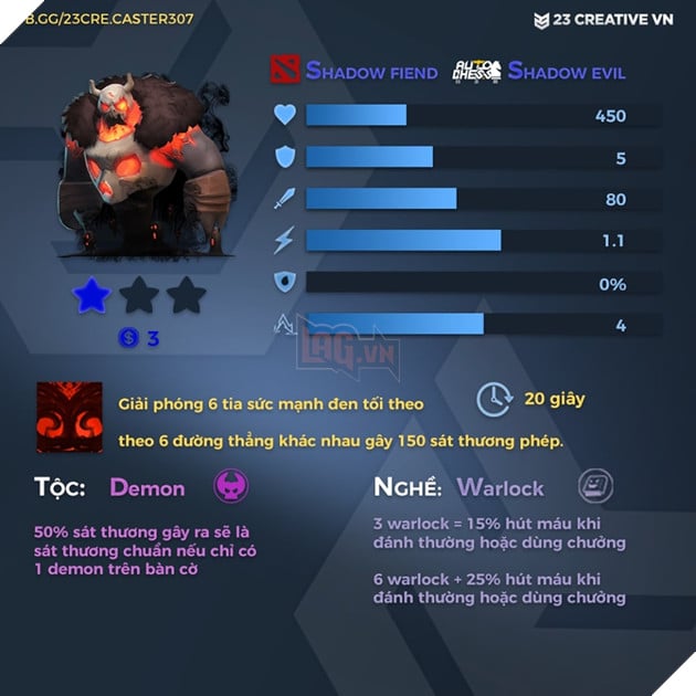 Auto Chess Mobile - Tổng hợp toàn bộ chỉ số, tộc, hệ của các quân cờ trong game 38