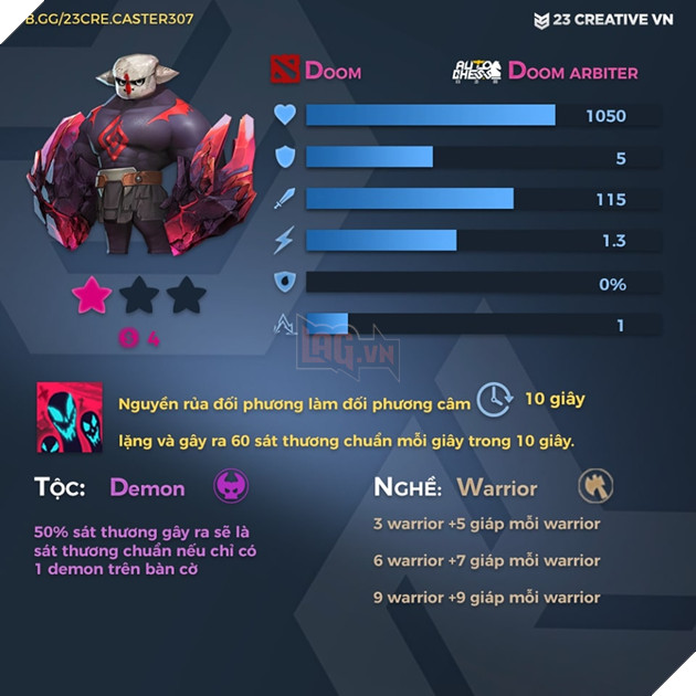 Auto Chess Mobile - Tổng hợp cách sử dụng kỹ năng của các tướng 4 vàng trong game 3