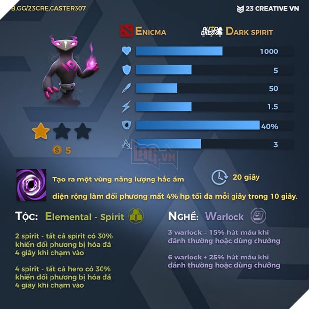 Auto Chess Mobile - Tổng hợp toàn bộ chỉ số, tộc, hệ của các quân cờ trong game 31