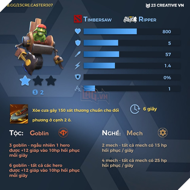 Auto Chess Mobile - Tổng hợp toàn bộ chỉ số, tộc, hệ của các quân cờ trong game 49