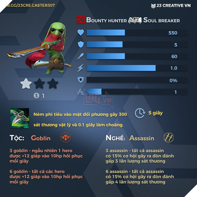 Auto Chess Mobile - Tổng hợp toàn bộ chỉ số, tộc, hệ của các quân cờ trong game 51