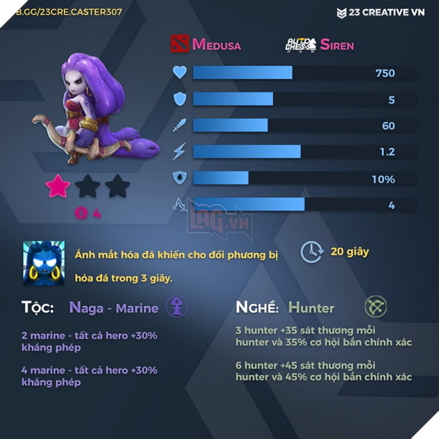 Auto Chess Mobile - Tổng hợp cách sử dụng kỹ năng của các tướng 4 vàng trong game 7