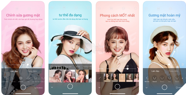 Top 5 ứng dụng selfie đẹp nhất trên iOS và Android đẹp nhất 2019 2