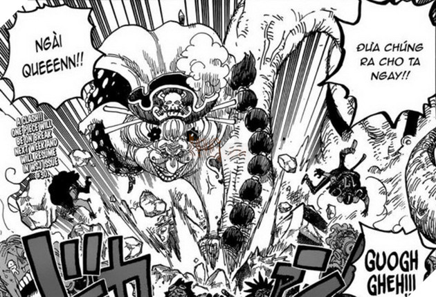 Dự đoan One Piece Chap 946 Big Mom đại Chiến King Va Queen Luffy Chuẩn Bị Thoat Ngục