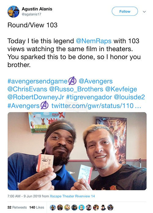 Xuất hiện fan cuồng Marvel, xem Avengers: Endgame tận 108 lần 2