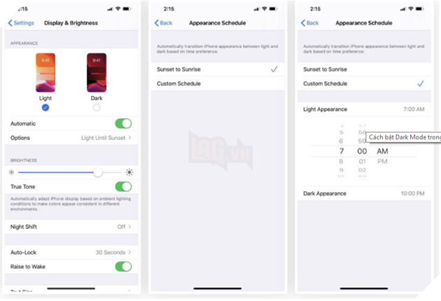 Cách bật chế độ Dark Mode trong iOS 13 trên iPhone 6