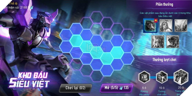 Liên Quân Mobile: Chi tiết sự kiện KHO BÁU SIÊU VIỆT - Nhận ngay skin mới chỉ 9 Quân Huy 5