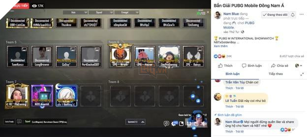 Nam Blue vÃ  cáº£ loáº¡t hot streamer bá» khÃ³a tÃ i khoáº£n ngay trong tráº­n showmatch - áº¢nh 4.