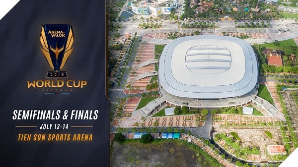 Cung thể thao Tiên Sơn là nơi diễn ra Bán kết và Chung kết AWC 2019