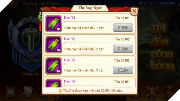 Danh Tướng 3Q VNG giới thiệu tính năng hiếm: PvP không tính lực chiến 5