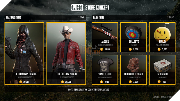 Hệ thống BP của PUBG sẽ được thay đổi để tưởng thưởng cho người chơi nhiều hơn